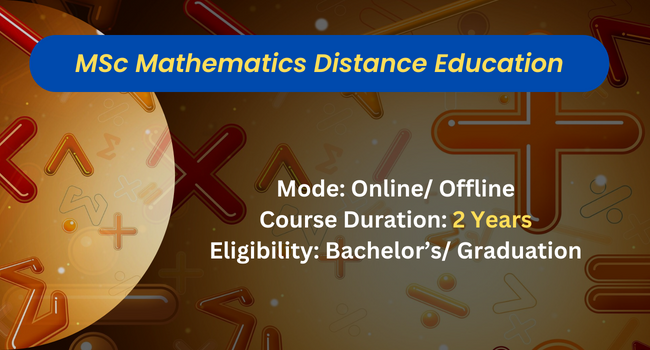 MSC Mathematics Regular Education
